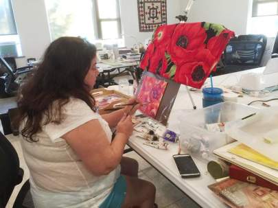 Painting and paper crafting