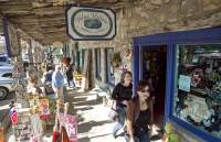 Ladies shopping at Blue Willow on Wimberley Square