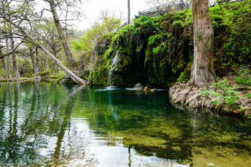 Scenic river and swimming hole area.